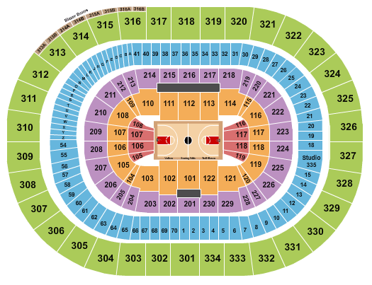 Moda Center NCAA Seating Chart